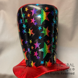 SOMB GALERON METAL ESTRELLAS NEGRO MULTICOLOR x 1